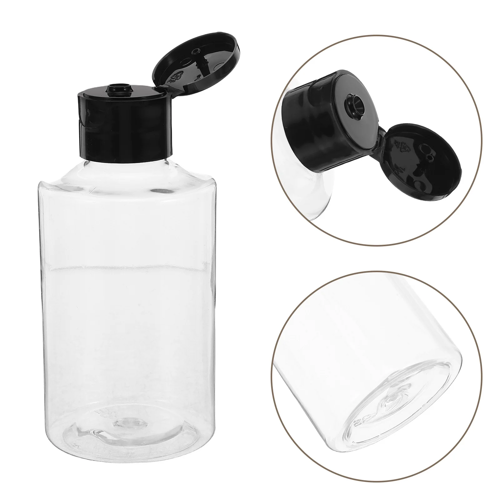 

12 Pcs Liquid Distribution Bottle Body Wash Travel Bottles Empty Disc Cap Plastic Bait Container Shampoo