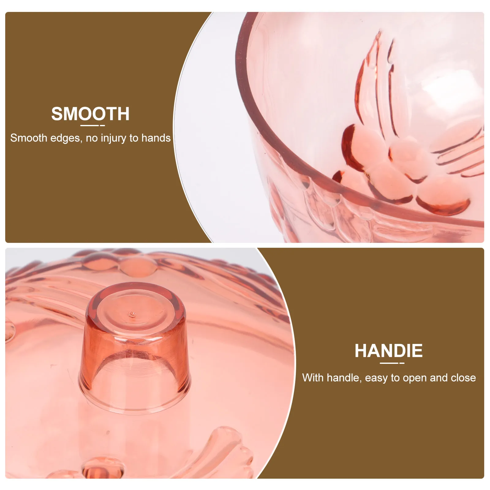 

Snack Storage Jar Sanitary Jars Container Dried Fruit Snacks Bowl Thanksgiving Holder Home Table