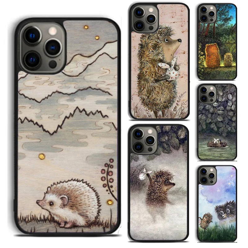 Hedgehog in the Fog phone Case Cover For iPhone 16 15 14 Plus X XR XS apple 16 11 12 13 mini Pro Max coque