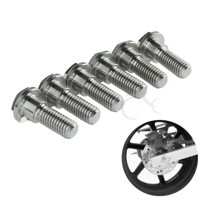 

Motorcycle 6 × Titanium M8 X 24mm Brake Disc Rotor Retaining Bolts For Honda NSF100 2006