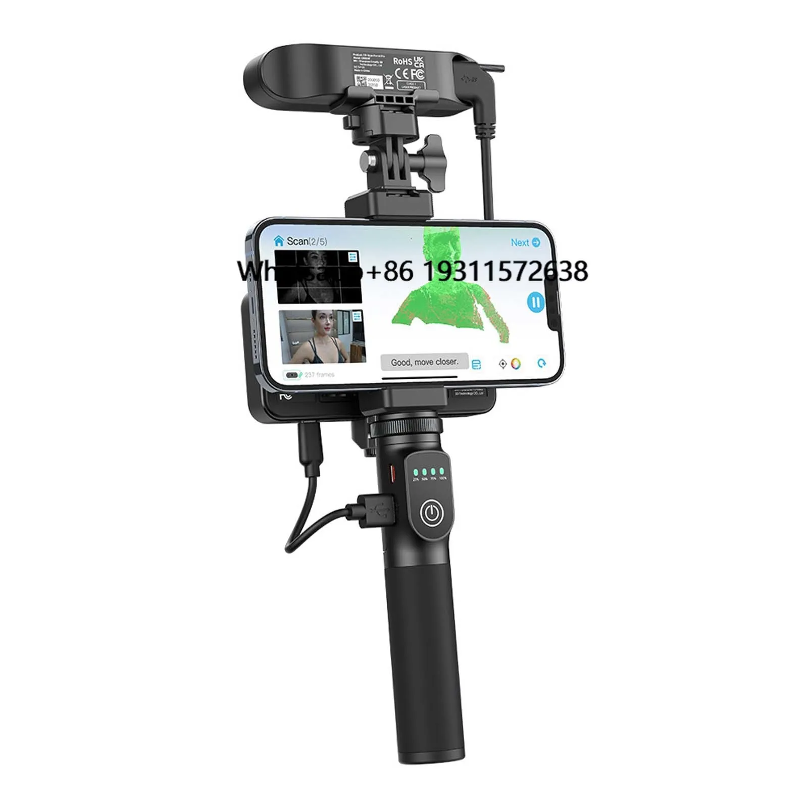 

Advanced 3D Scanning Speed Working Distance High Precision 3D Scanner