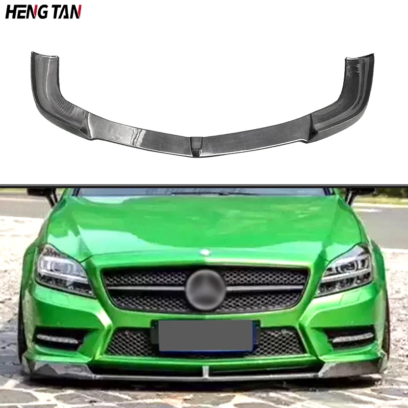 

Carbon Fiber Front Bumper Splitter Lip For Mercedez Benz CLS Class CLS63 AMG W218 2012-2015 V Style Body kit