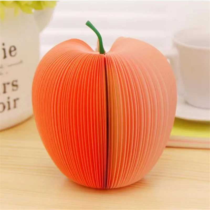 1 Set Cute Sticky Notes Creative DIY Fruit Memo Pads Kawaii Stickers Paper Artificial Decorations Artificial Fruits