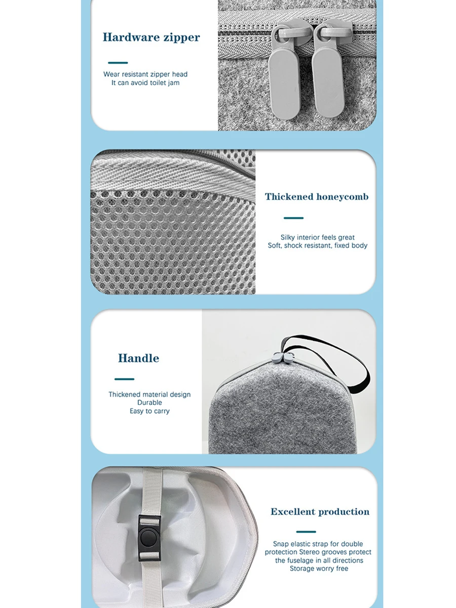 Suitable for Q 2VR  glasses storage bag, VR all-in-one portable storage and handheld protective bag image 3