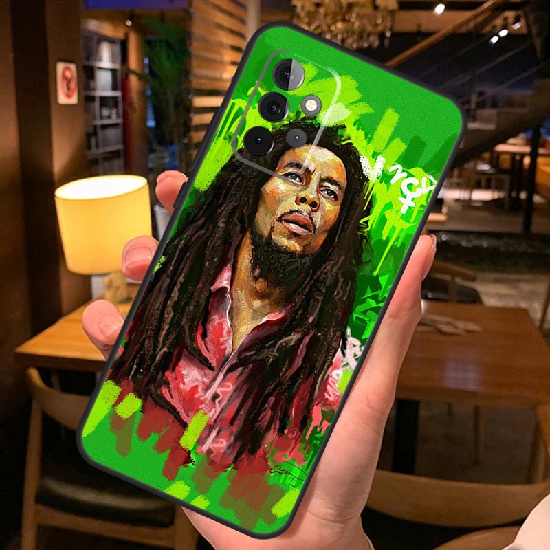 Reggae Bob Marley Funda For Samsung A53 A33 A23 A13 A32 A22 A42 A52 A12 A51 A71 A52S A14 A34 A54 Case Cover