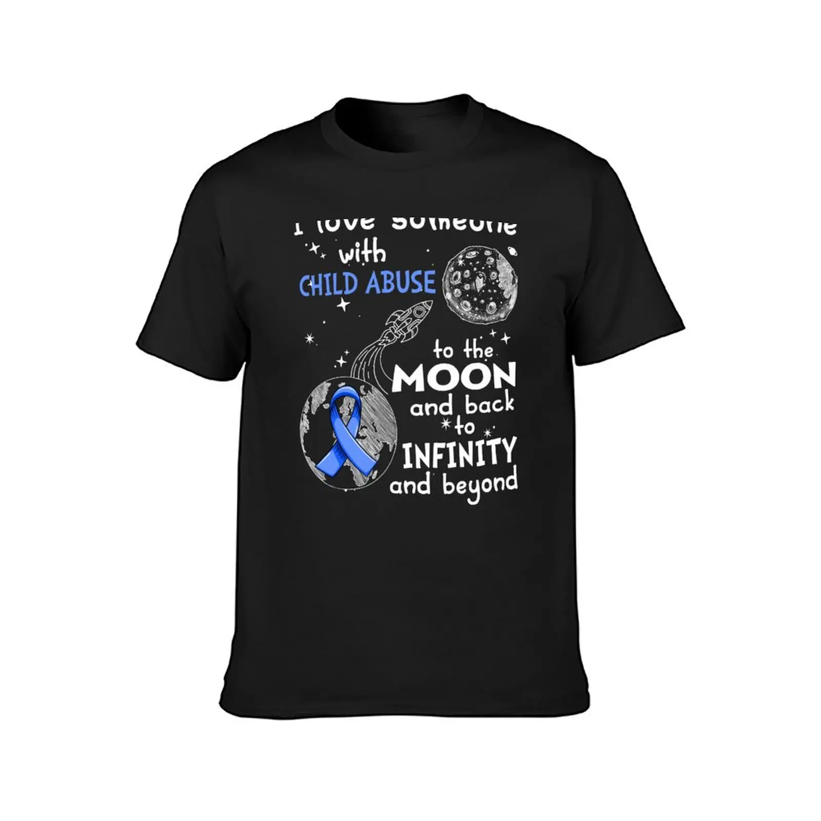 I Love Someone With Child Abuse To The Moon And Back T-Shirt blanks quick-drying vintage clothes fitted t shirts for men