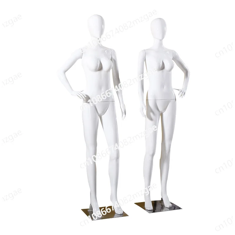 

Full Body Model Props Female Model Display Shelf Wedding Dress Design Clothing Store All-physical Semi-fake Real Stage Model