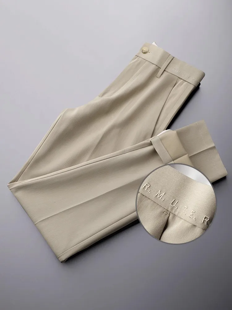 

Мужские брюки в европейском стиле: повседневные, деловые, формальные, устойчивые к сминанию, укороченные, зауженного кроя, для отдыха