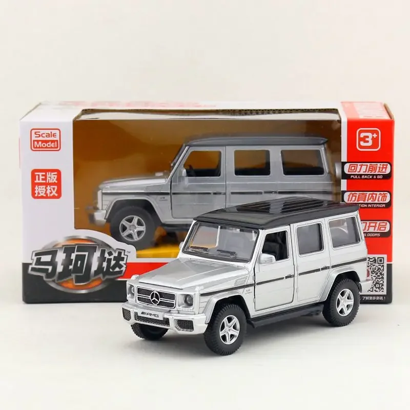 

1:36 Die Cast Models Cars scale models of automobiles Alloy Vehicle Toys for Children Benz SUV G63 Jeep Pull back and go gld3