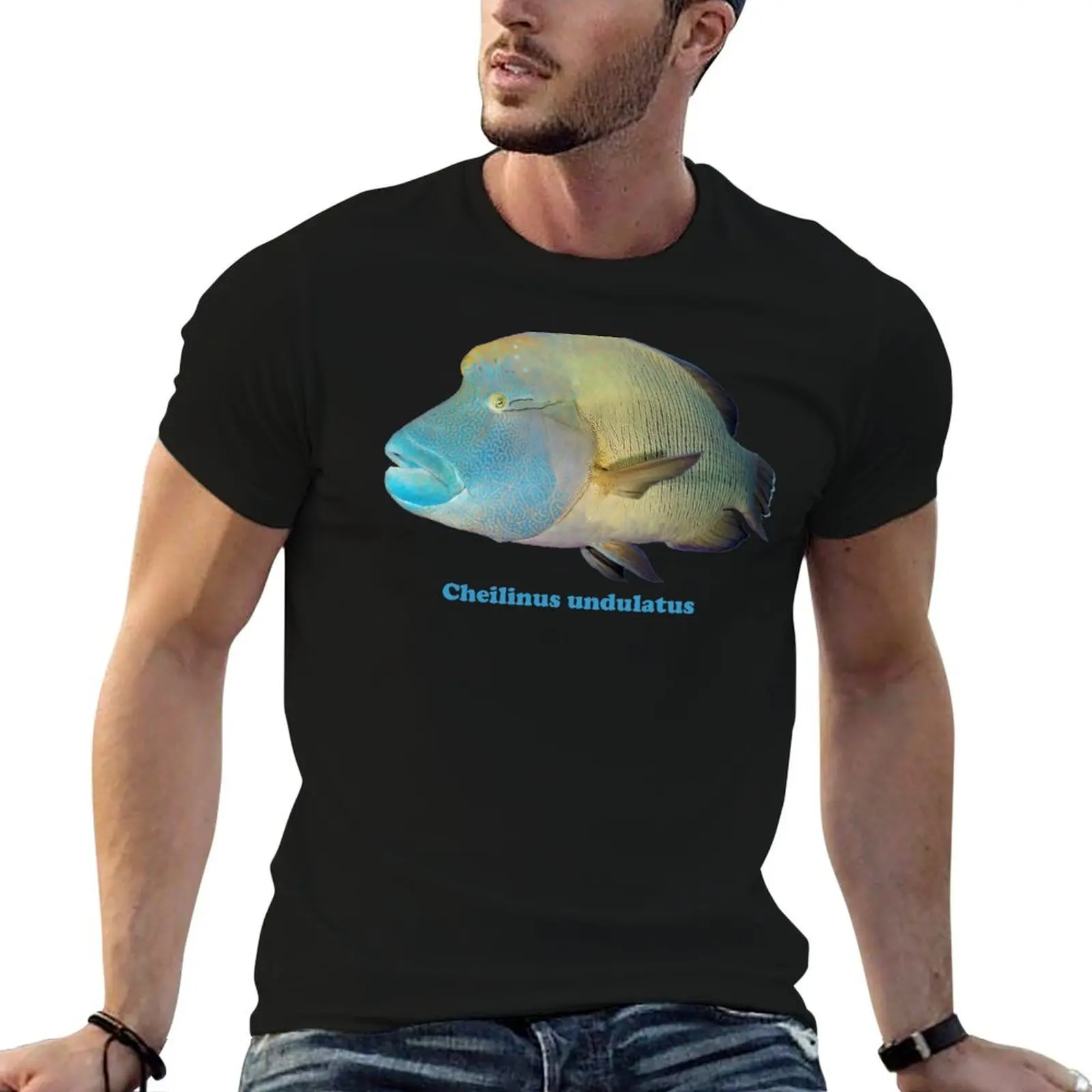 

Napoleon Wrasse - Cheilinus undulatus II T-Shirt t shirt men 100% cotton luxury brand t shirt man plain T-Shirt