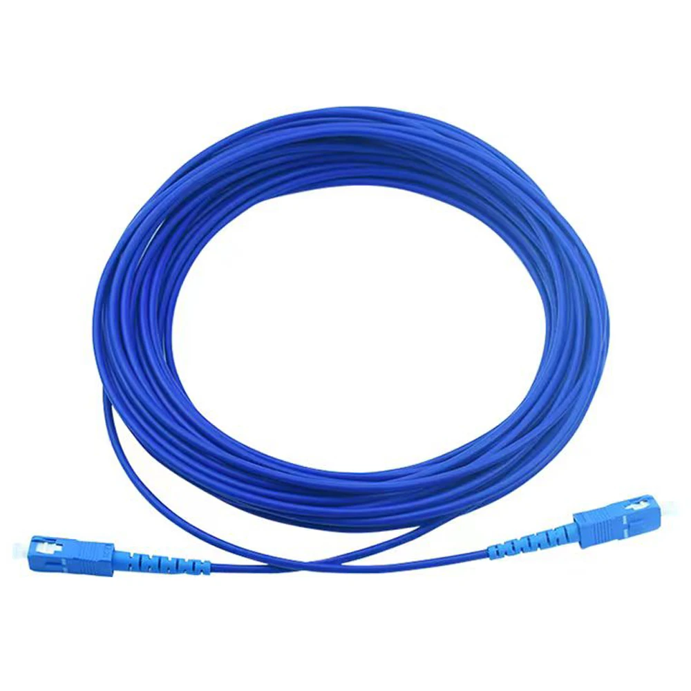 Steel Armored Fibre Opitca SC/UPC-SC/UPC Fiber Optic Patch Cord  Cable 2M/3M SM FTTH Armoured  Rat-Proof Extension cable