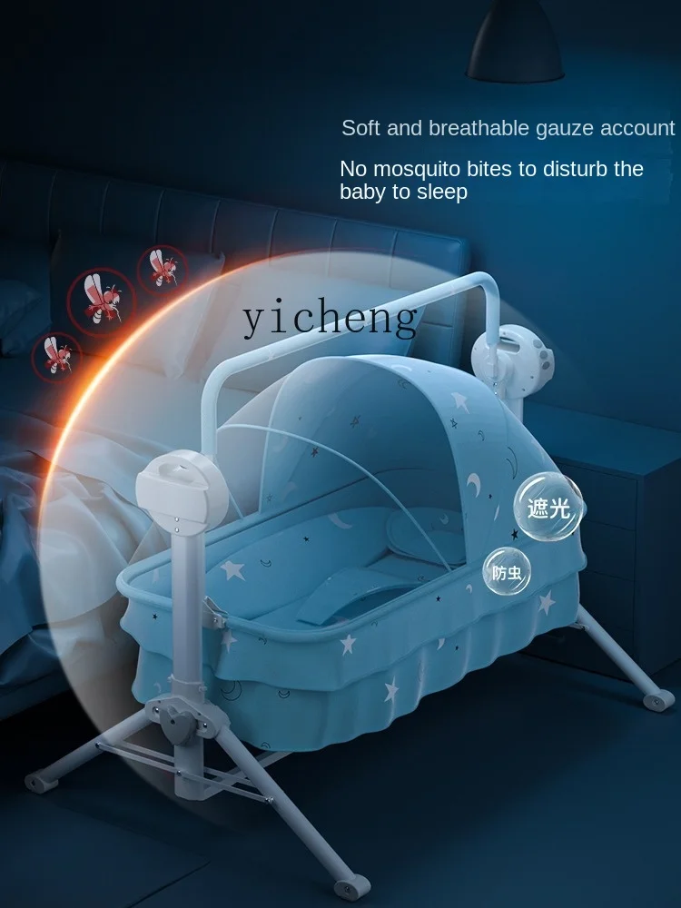 XL0-3 lat huśtawka dla dzieci kołyska kołyska dziecięca łóżko elektryczne inteligentne kołyski hamak