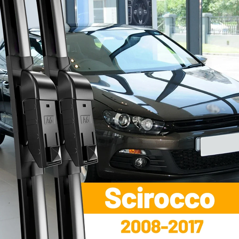 

Front Wiper Blade For Volkswagen VW Scirocco 2008 - 2017 R GTS 2013 2014 2015 2016 Windshield Window Windscreen Accessories