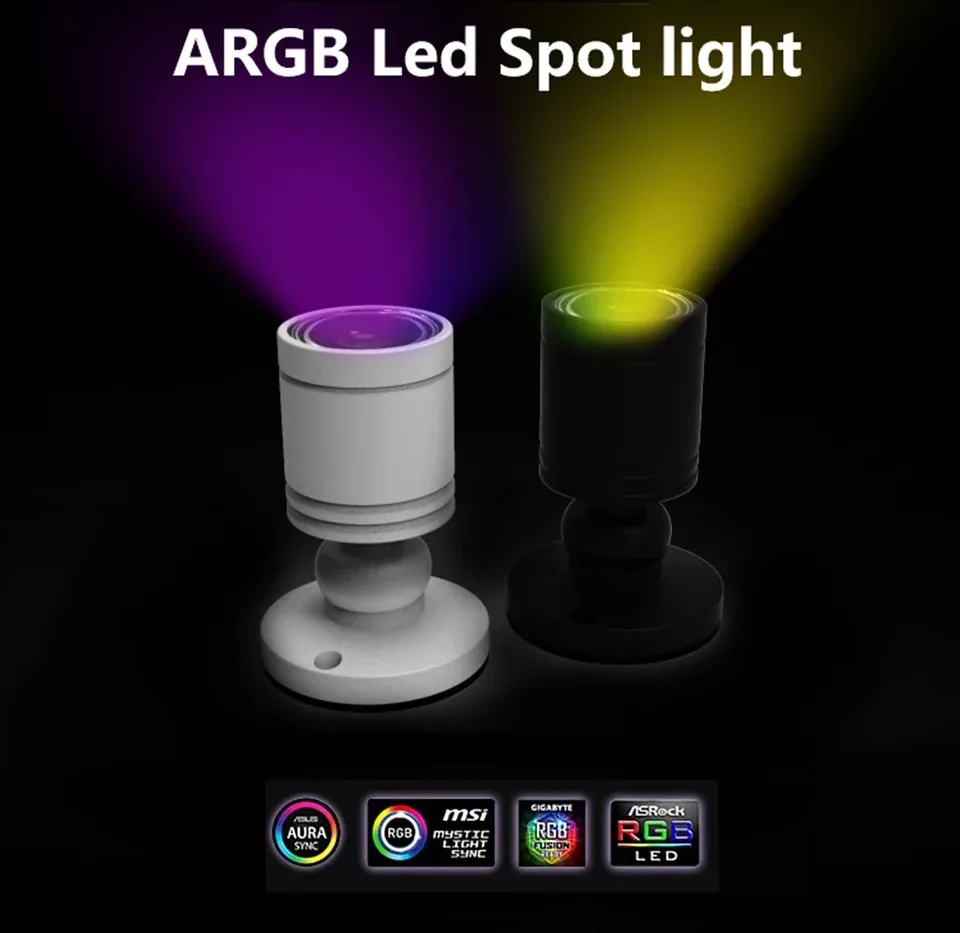 miniled-1w-3w-argb-5v-conector-de-3-pinos-para-computador-aura-sync-luz-led-spot-mini-lampada-para-decoracao-de-gabinete-de-pc-quarto-gamer-exibicao-de-figuras-e-modelos-diy