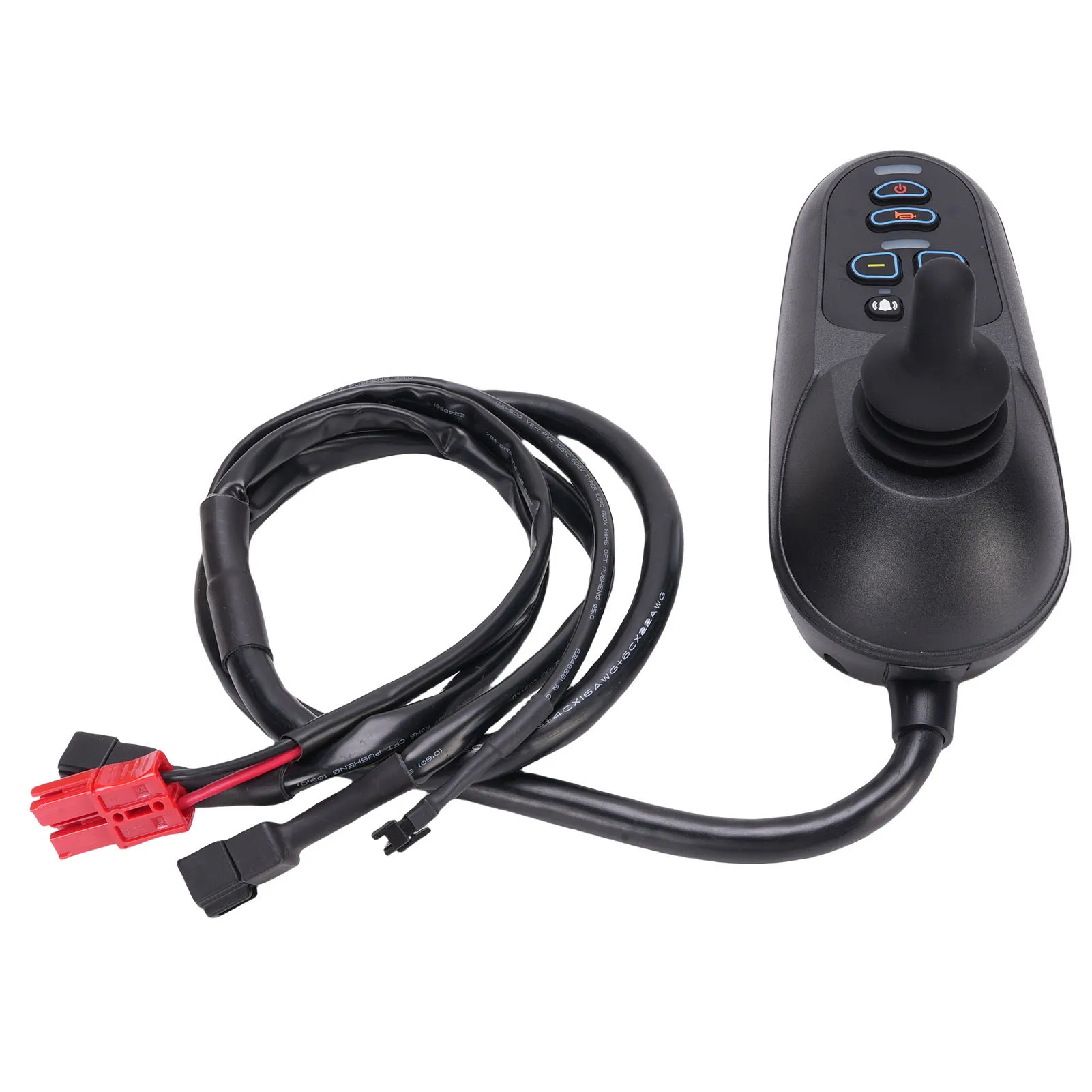 

Electric Chair Controller Joystick 50A with High Current Magnetic Brake Connector Electric Chair Hand Switch Controller