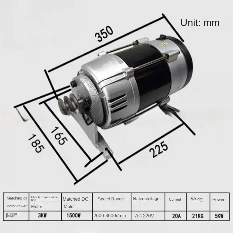 Alternador de movimiento perpetuo de 220V, 50Hz, 2000W/2500W/3000W/5000W dynamo Generator Pulley