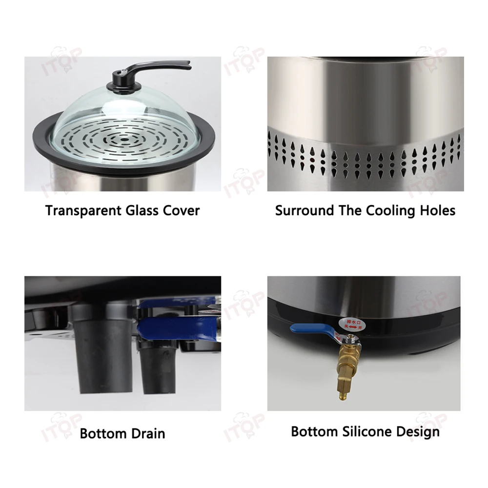 전기 요리 냄비 220v 휴대용 다기능 전기 밥솥 찜 데스크탑 미니 냄비