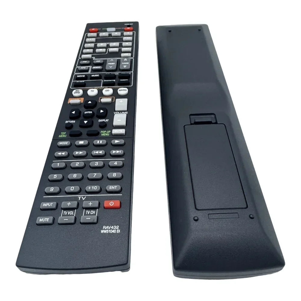RAV432 WW51040EX Remote Control for Yamaha RX-V471 RX-V471BL YHT-595 YHT-595BL YHT-695 YHT-695BL HTR-4064 HTR-4064BL RAV432