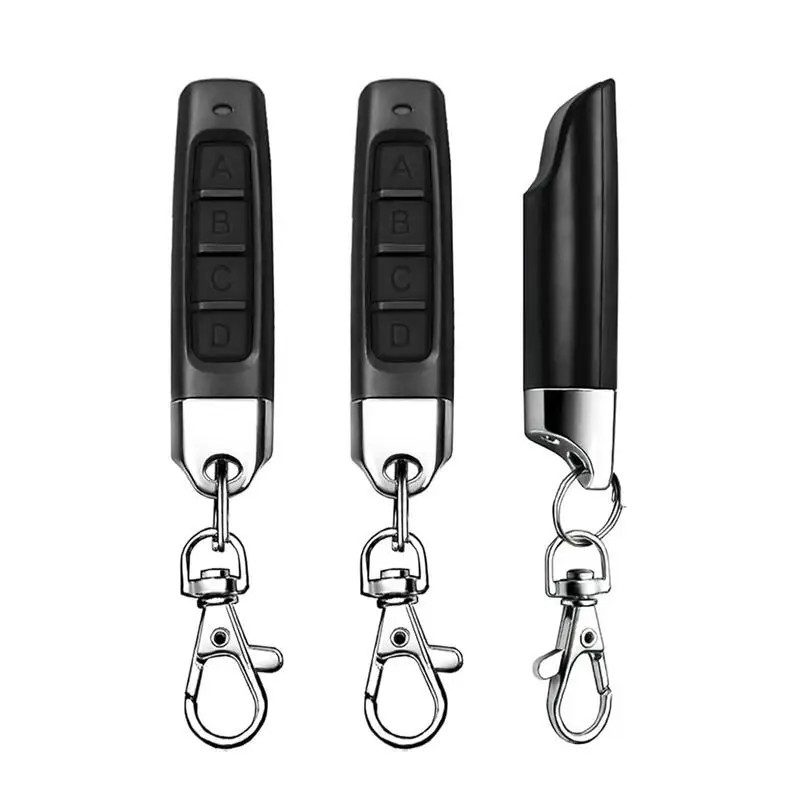 433MHz Remote Control Garage Door Opener Duplicator Car Key Garage Door Gate Opener ABCD Buttons Copy Garage Door