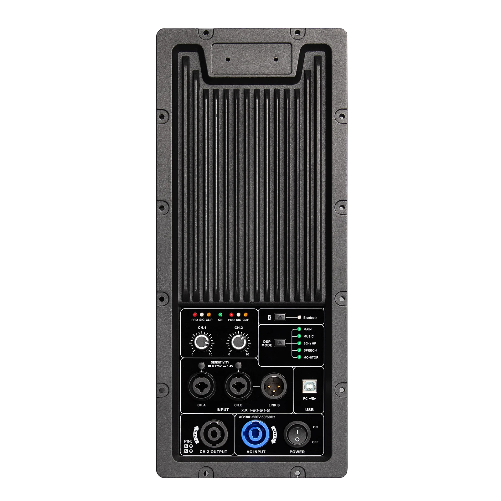 PA600 Factory Professional DSP 600W*2 Power Amplifier Module Audio Equipment Sound Amp Digital Module Plate Amplifier Board