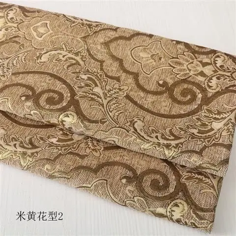 Hoge kwaliteit jacquard chenille stof bankhoes per meter voor gordijnen bekleding naaien bloemenpatroon verdikte doek zacht - afbeelding 1