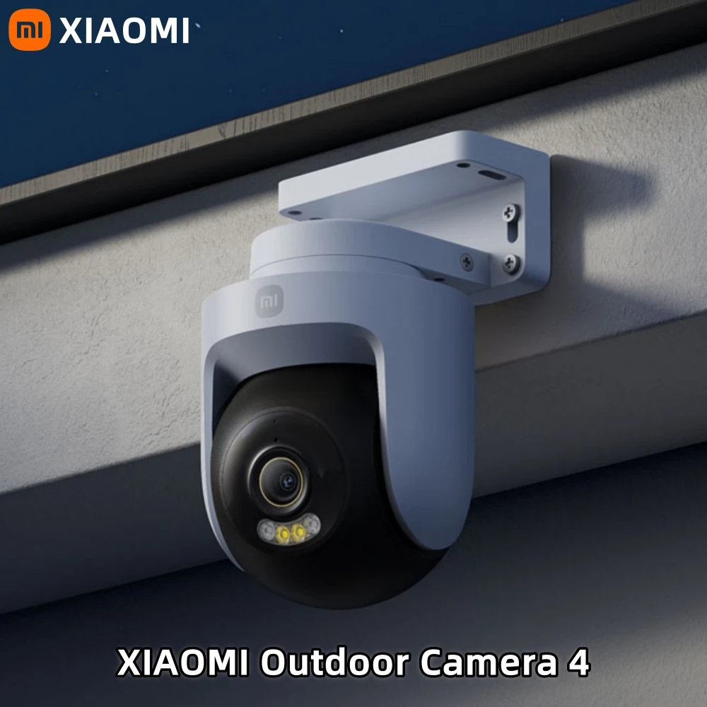 

XIAOMI Smart Outdoor Camera 4, 8MP 4K, 360° PTZ Auto Tracking, AI Human/Vehicle Detection, Color Night Vision, IP66