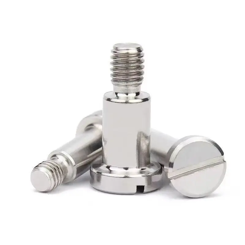 20Pcs M1.6 M2 M2.5 M3 304 Stainless Steel Flat-Head Slot Screw Plug Cap Head Roller Bearing Shoulder Screw Stuff Screw Bolt