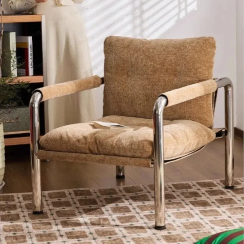 

New Italian-style Bauhaus Lounge Chair Living Room Lazy Single Sofa Chair Light Luxury Premium Feeling Sofa Chair