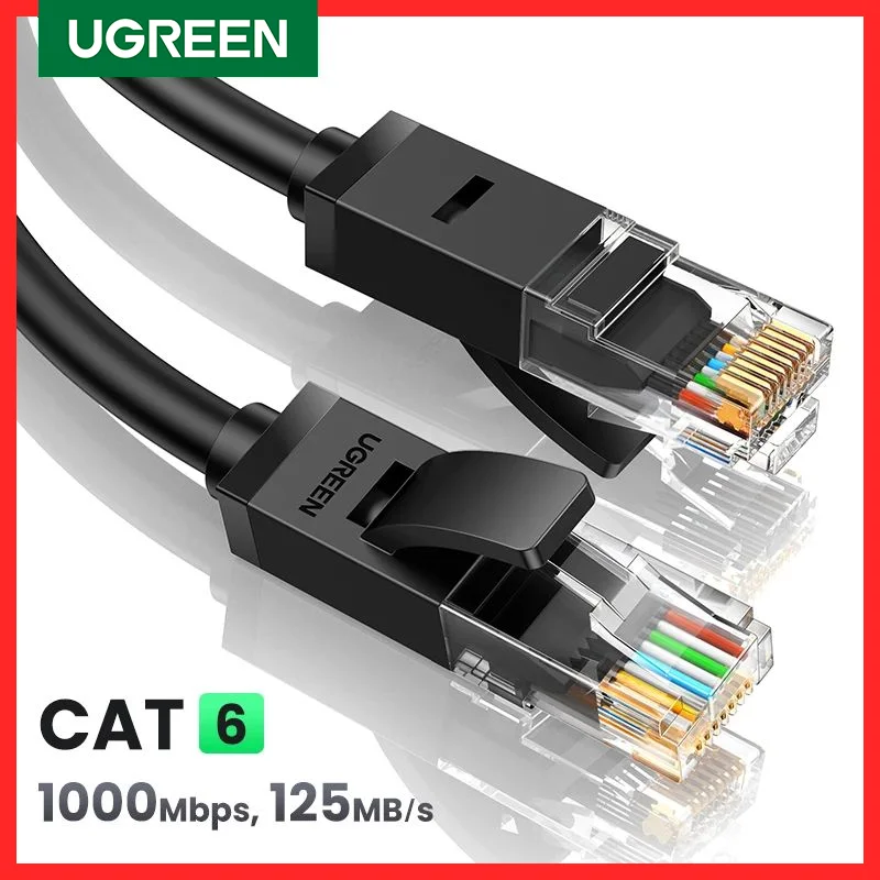UGREEN kabel Ethernet CAT6 1000Mbps 250MHz kabel sklejka sieciowa PC PS5 4 laptopy Router modemu Adapter sieci Ethernet przewód Lan RJ45