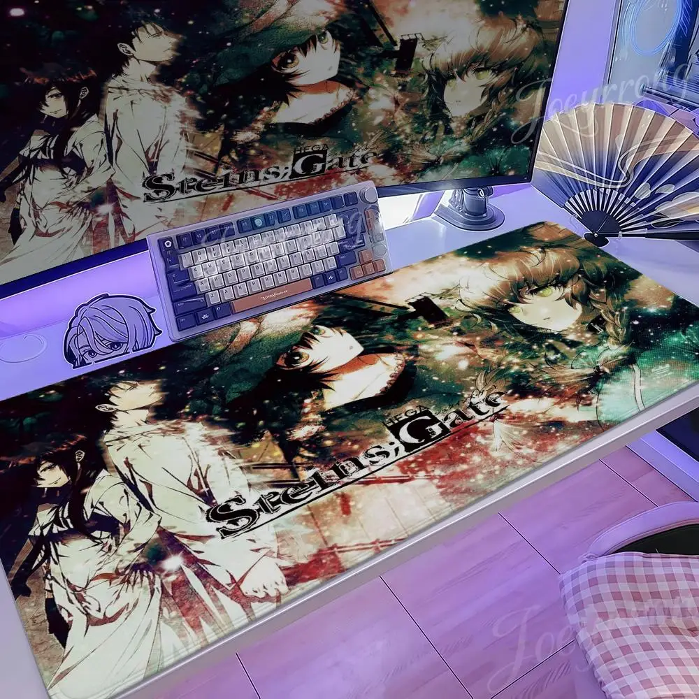 

Steins Gates Mouse Pad 1000x500 Hot Anime Taro Sakamoto Days XXL Large Gaming Non-slip Office Keyboard Mats Desk Mat