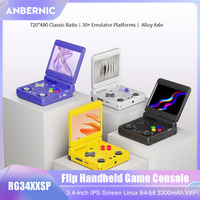 Anbernic RG34XXSP Flip Handheld Game Console 3.4-inch IPS Screen Linux 64-bit 3300mAh WIFI Collapsible Retro Video Gaming Player