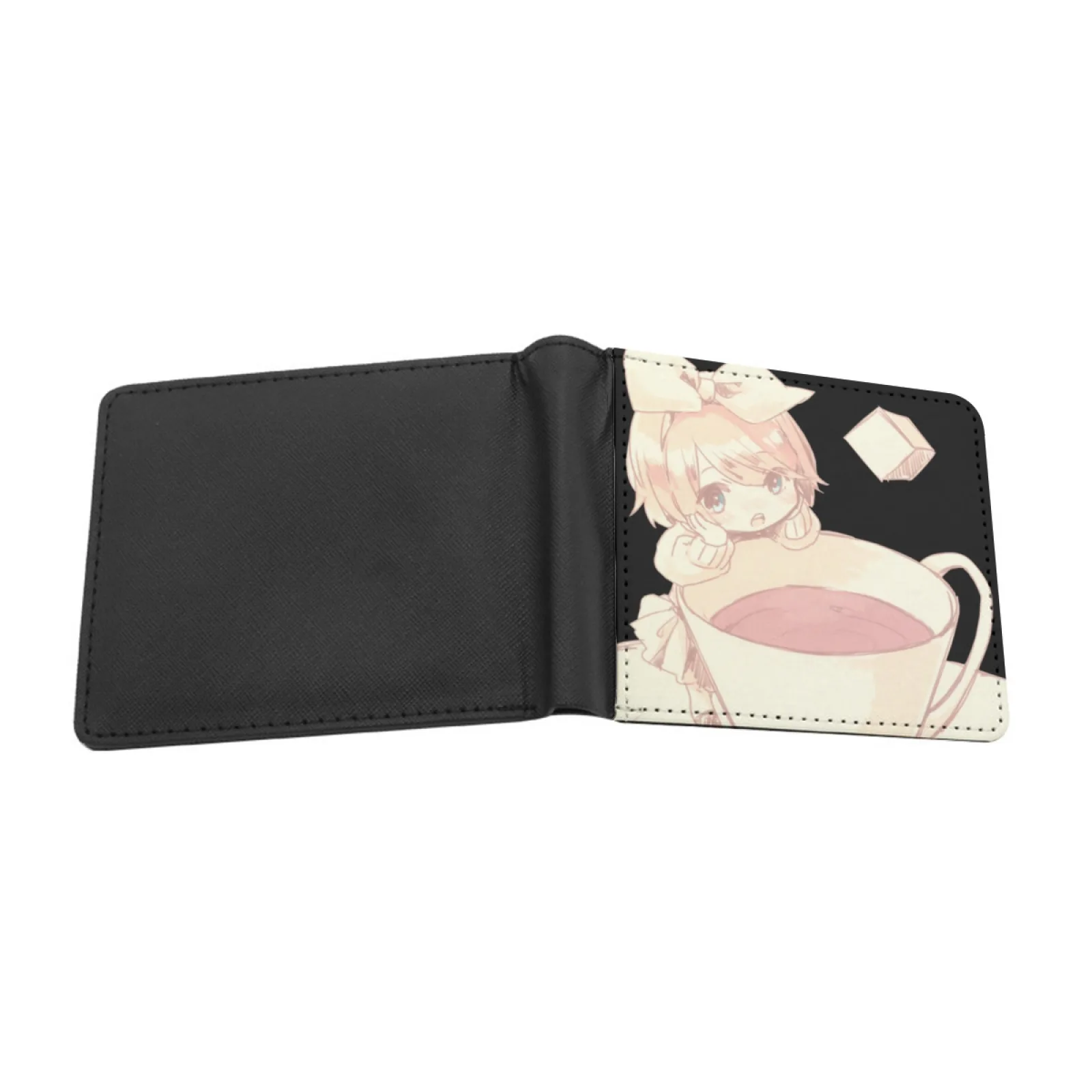 Cute Rin Sexy Waifu Kawaii Lewd Anime Girl Chibi Loli Lolita Personalized Wallet For Men And Women Pu Leather Short Pocket