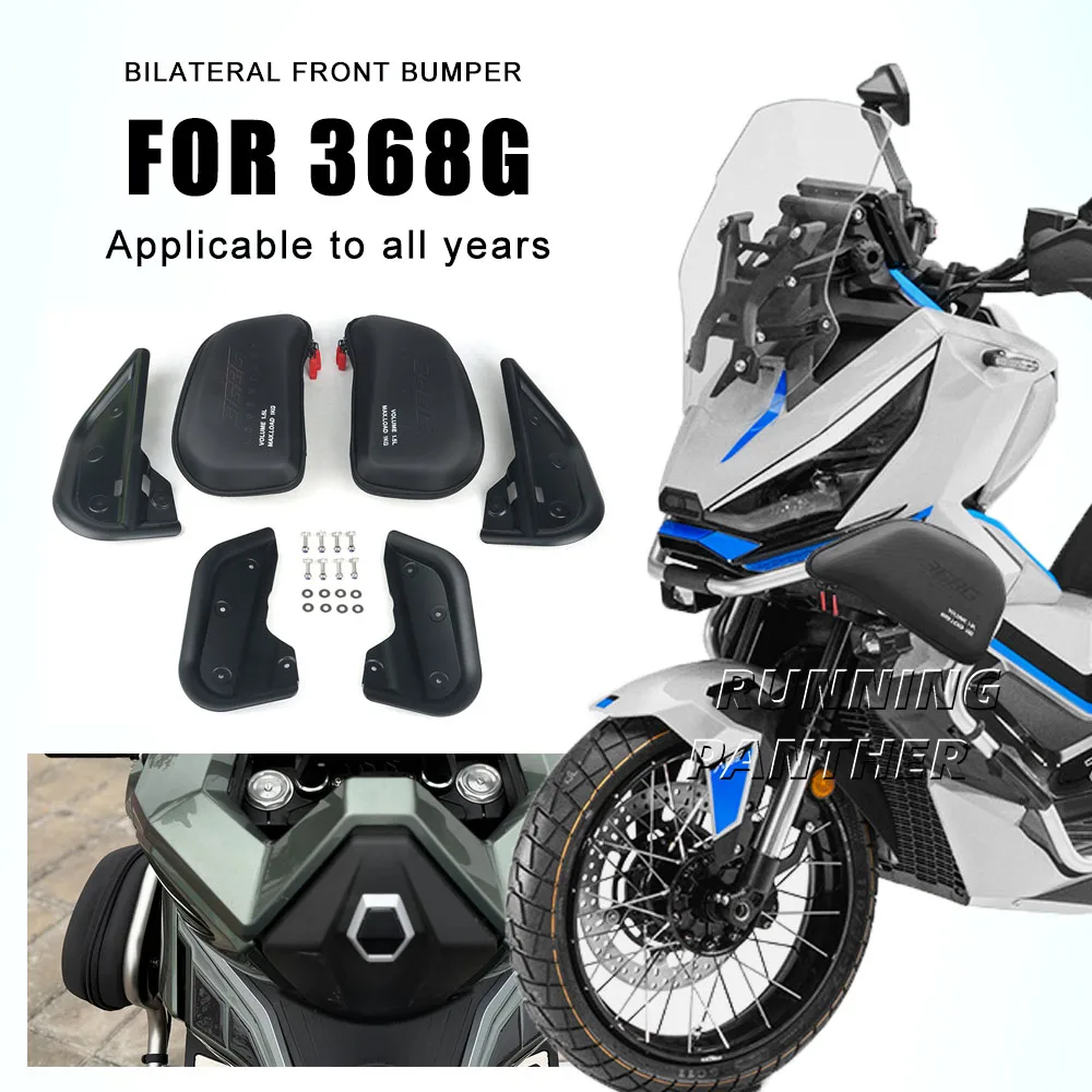 New Motorcycle Side Frame Bag Storage Package Bags Waterproof Bag Front bumper side For ZONTES 368G Applicable to all years