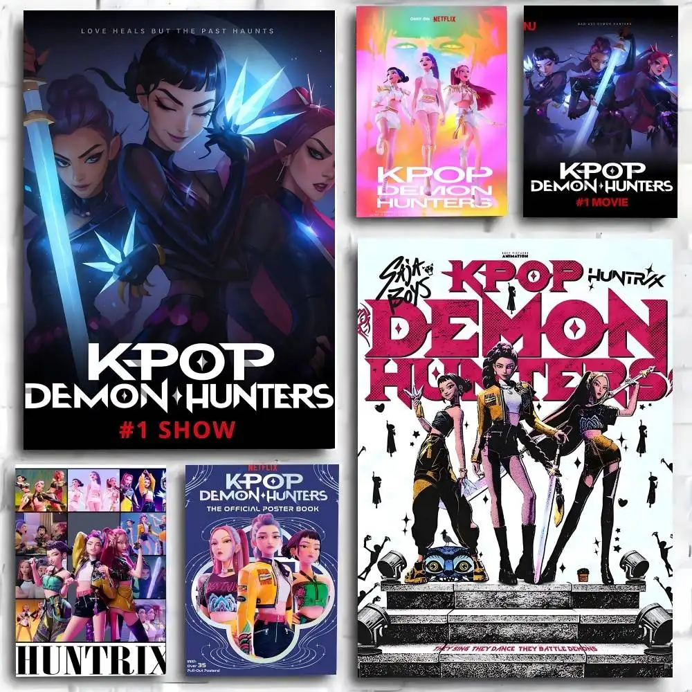 Anime Kpop D-Demon G-Hunte Poster Kunstdruck im Anime-Stil, Heimdekoration, ideales Geschenk, perfekte Raumdekoration