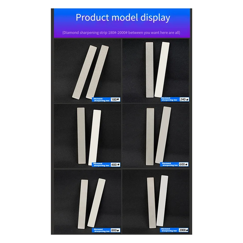 My Home 7Pcs Diamond Whetstone Knife Sharpener For Ruixin Pro Rx008 Knife Sharpener Stone 120 240 600 800 1000 2000 3000 Set Eas