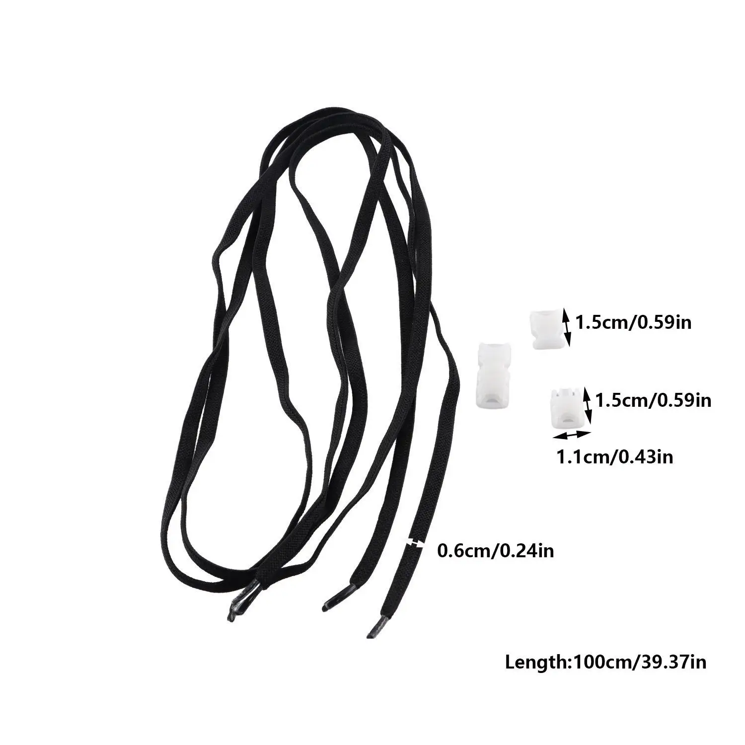 Lacci elastici senza cravatta Lacci per scarpe colorati per scarpe da ginnastica per bambini e adulti Lacci per scarpe Lacci per scarpe con chiusura in plastica pigra rapidamente