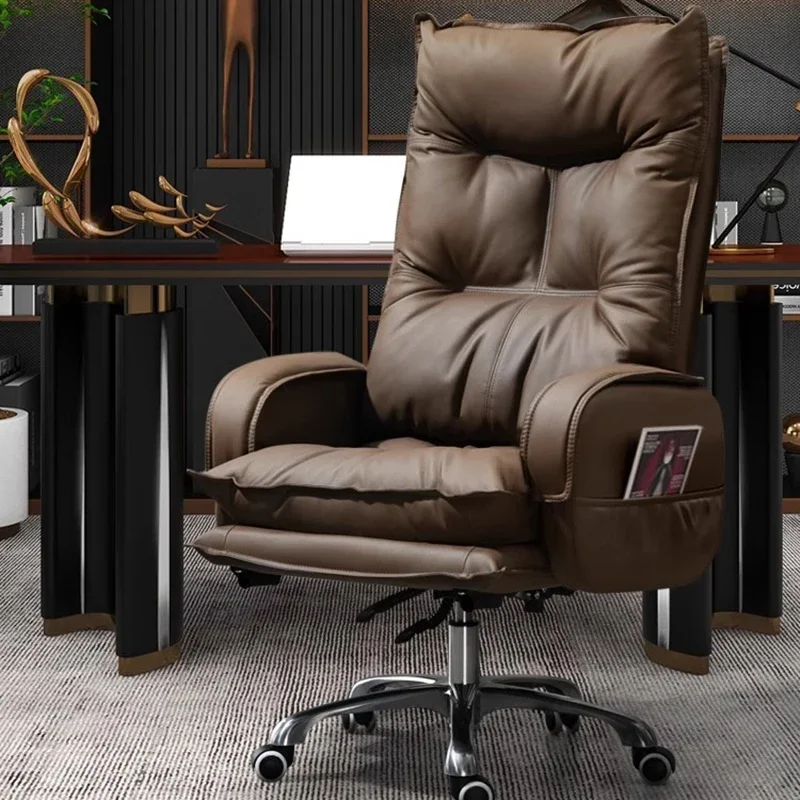 Boss Comfortable Office Chair Nordic Design Clients Modern Computer Chair Mobile Armchair Sillas De Oficina Library Furniture