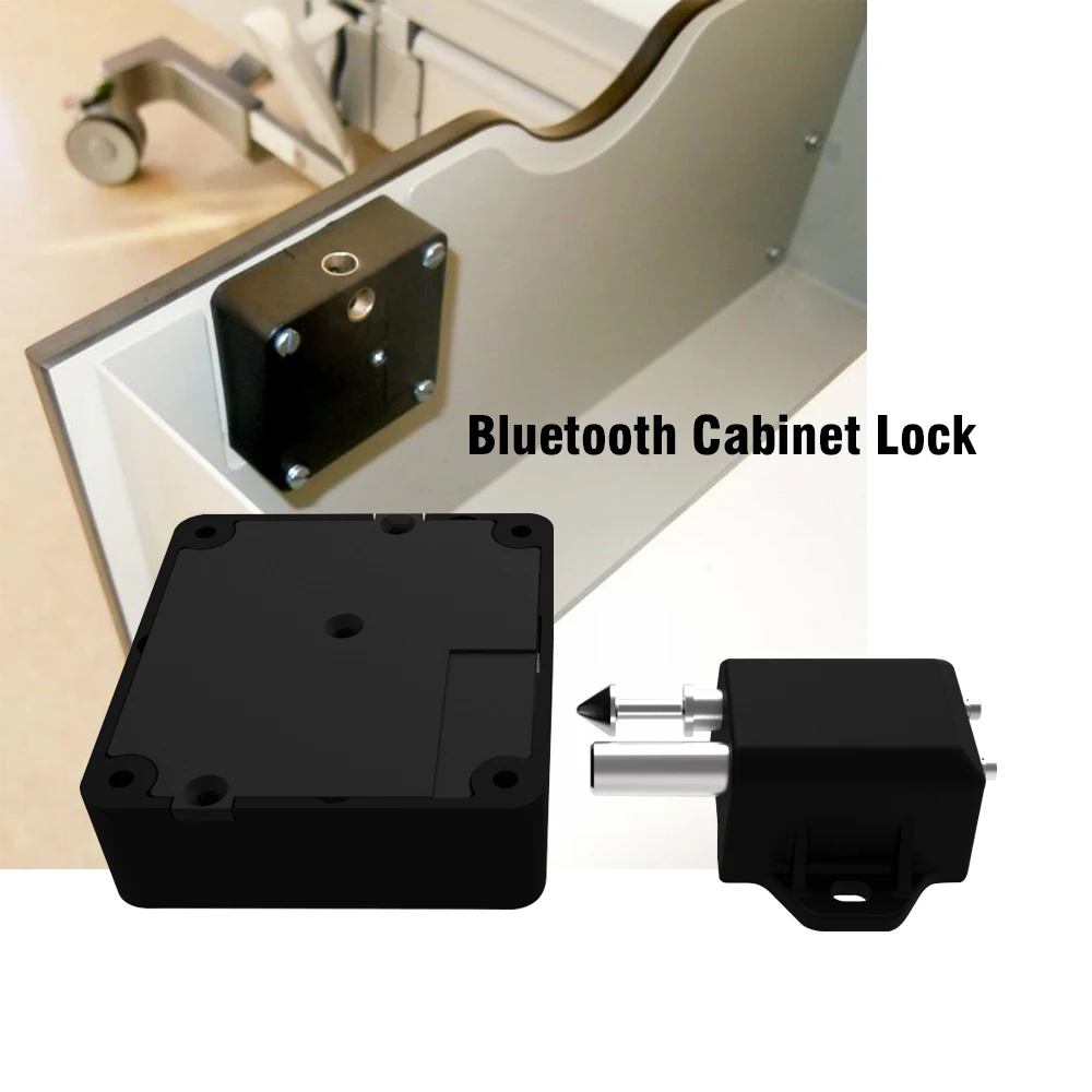 Cerradura de cajón inteligente Invisible, cerradura de gabinete con batería de inducción, cerradura de seguridad oculta Diy para armario de madera