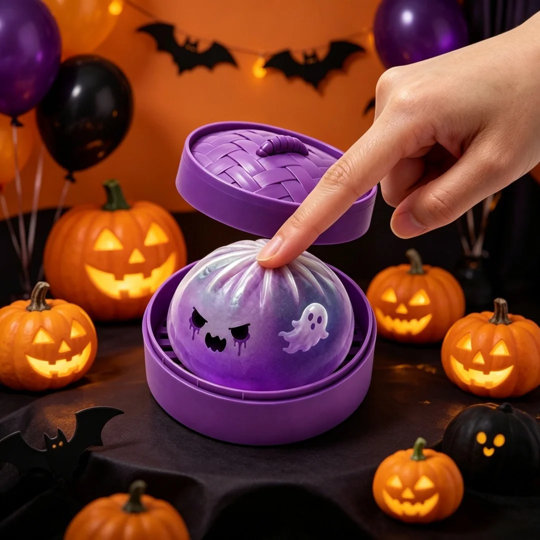 Halloween Theme Ghost Dumpling Soft Sticky Slow Rebound Daily Anxiety Relief Home Decoration Gifts