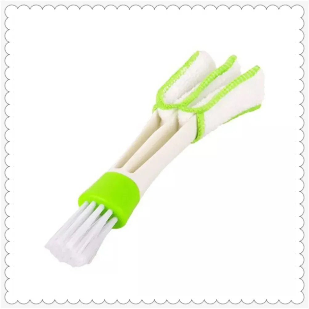 2In1 Green Car Cleaner Brush Vent Blinds for Citroen 2002 2004 2006 Daewoo c3 c4 2009