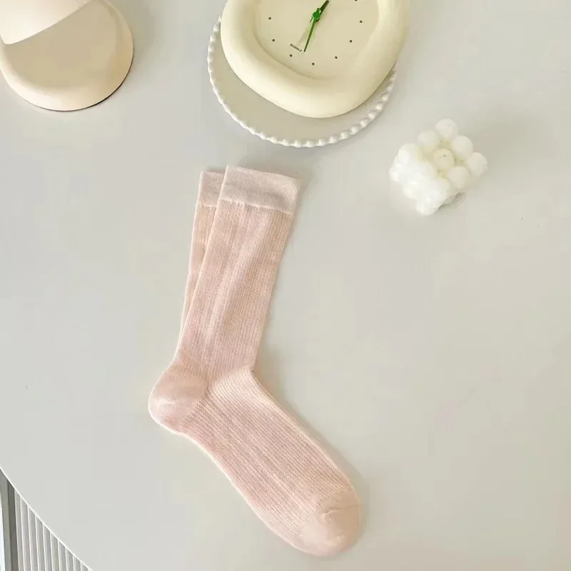 1 Pair Women Thin Cotton Shoe Insoles Hollow Out Breathable Soft Foot Pads Spring Summer Daily Lolita JK Style Inserts