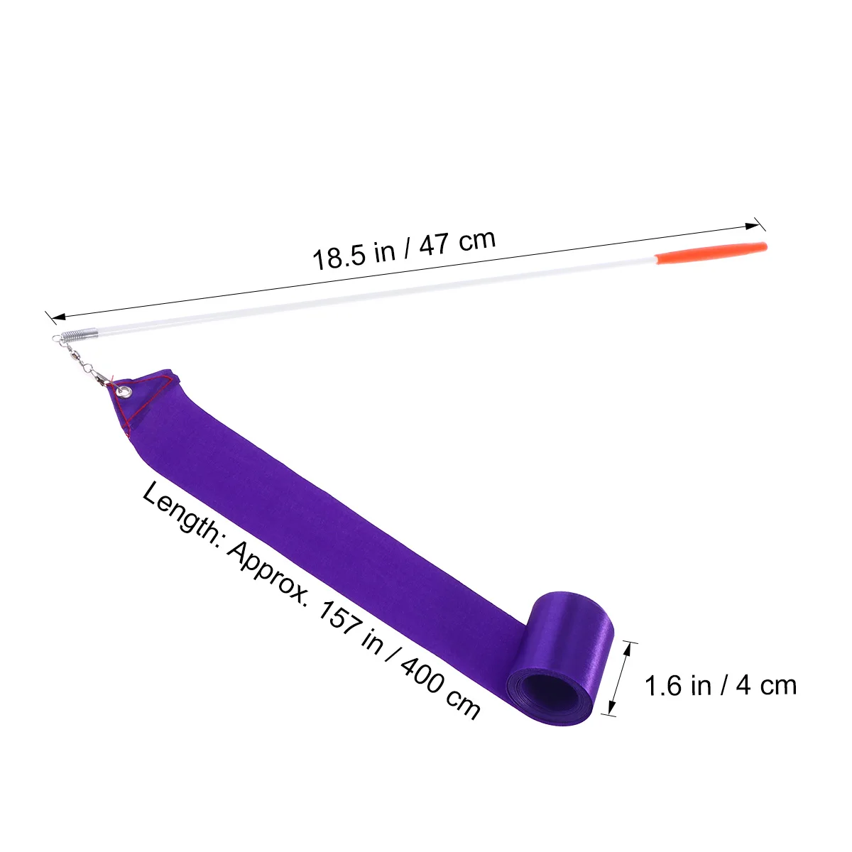 

Gymnastics Ribbons 4M Ribbon Dance Streamers Rhythmic Kids Gym Colorful Plastic H Ideal Twirling Training Equipment