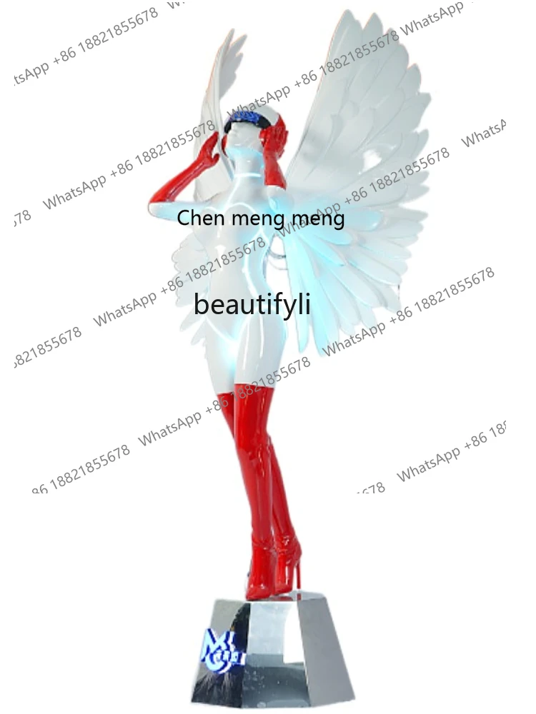 scn8617 Mechanical Ji Goddess Decoration Large Technology Figure Sculpture Restaurant Bar KTV Decoration