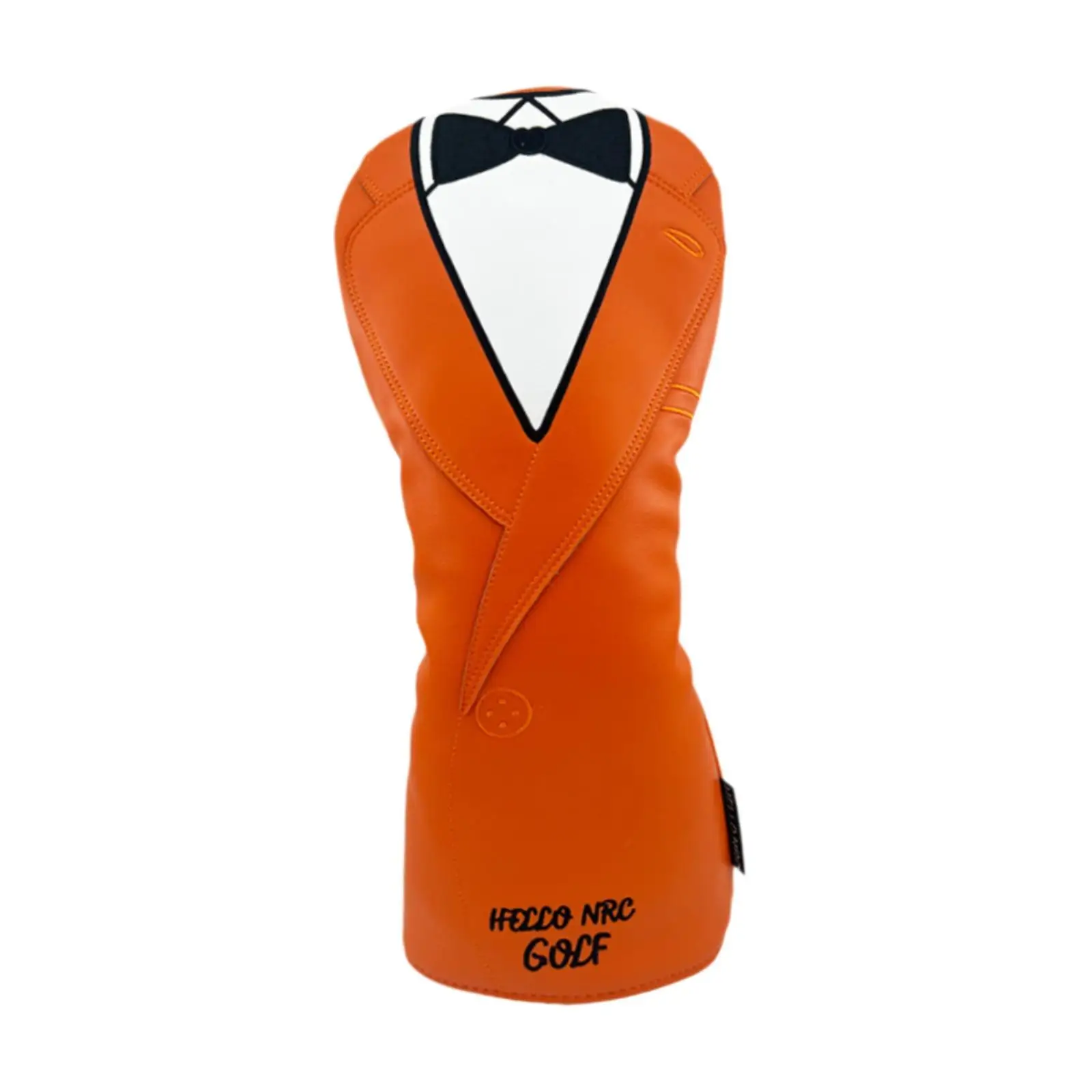 

Golf Wood Headcover PU Leather Golf Club Head Cover Golf Cue Protect Case Suit Jacket Shape Golf Club Protector Golf Supplies