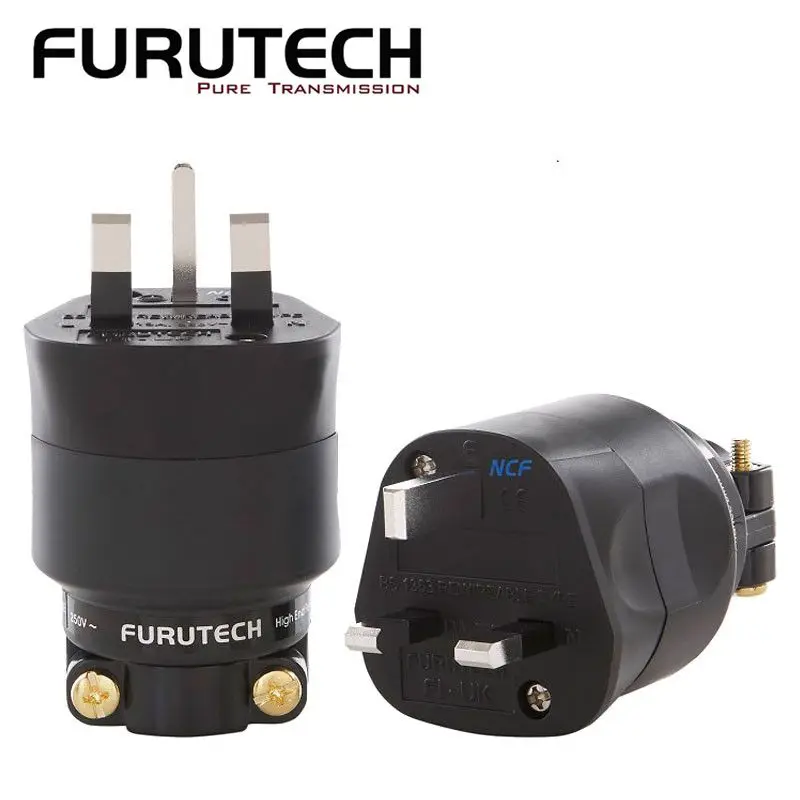 

Разъем для аудиокабеля furutech FI-UK 1363(G) /1363(R), HIFI, Медный позолоченный родиевый предохранитель 13A, штепсельная вилка IEC на английском языке