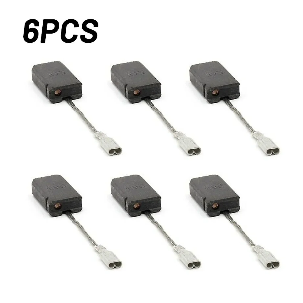 6pcs Carbon Brushes 5x10x17mm Graphite Brush Motor Carbons For Bosch GWS 1000 1100 1400 10 11 14 15-125 Power Change Parts