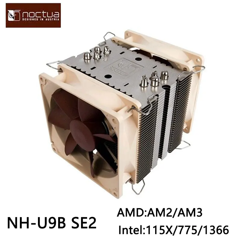 noctua nh u9b se2 tubos de calor ventiladores duplos suporte para lga1156 1155 1150 lga1366 nf b9 x2 01