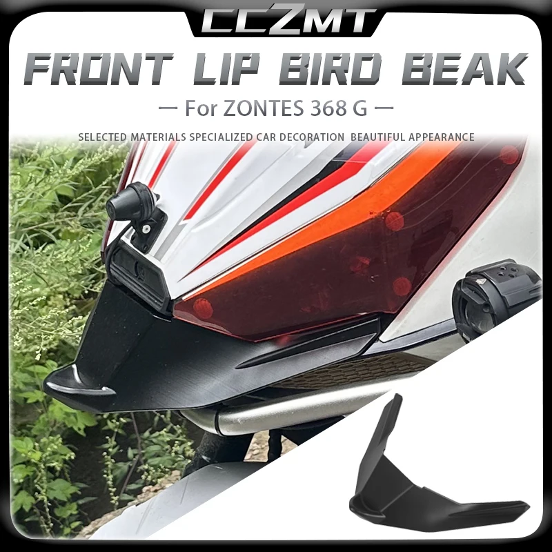 

For ZONTES 368G 368 G 368g Motorcycle Front Nose Fairing Beak Extender Cowl Protector Winglets Aerodynamic Design Accessories
