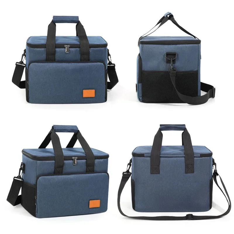 M/L Picnic Box Thickened lunch bags insulated bento bag Oxford heat-pressed leak-proof aluminum foil picnic bags cooler bag