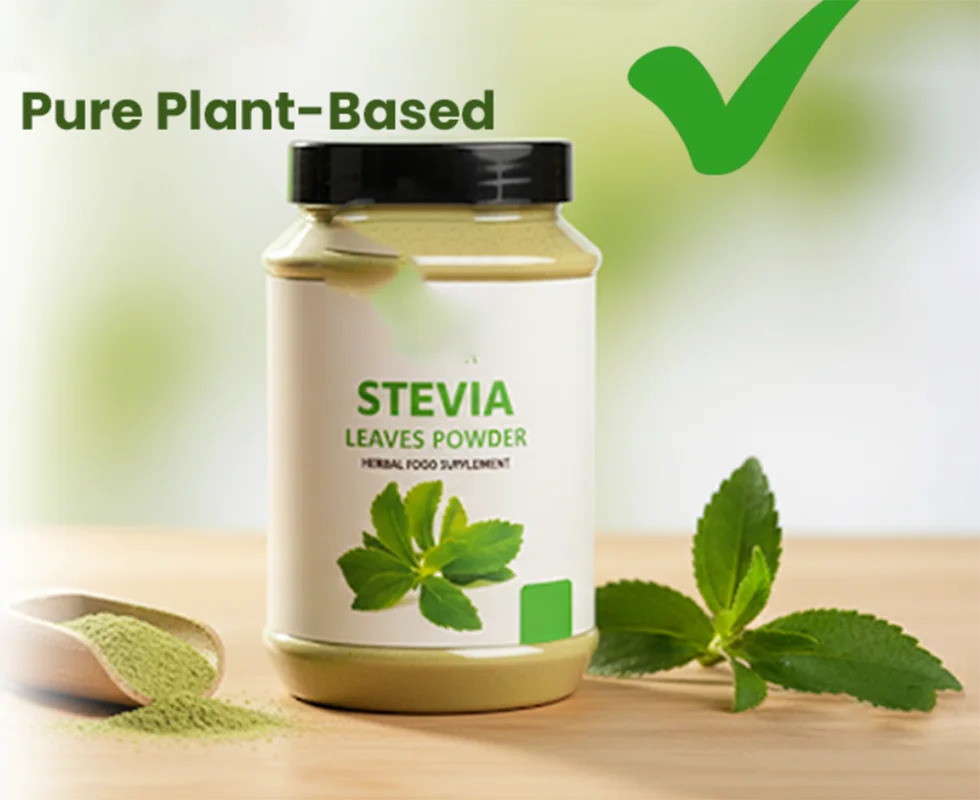 Stevia Leaf Powder (Stevia Rebaudiana) Natural Herbal Supplement | Natural Alternative of Unprocessed Sugar | Gluten Free,